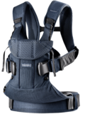 Рюкзак-кенгуру BabyBjorn Baby Carrier One Air Navy Blue Mesh, синій (98008) - Pampik - 2