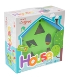 Игрушка-сортер Tigres Friends on the move Домик развивающий, зеленый (39351) - Pampik - 2