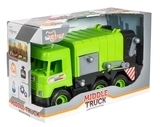 Сміттєвоз Tigres Middle truck, зелений (39484) - Pampik - 2