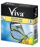 Презервативы латексные Viva Ультратонкие, 3 шт. - Pampik