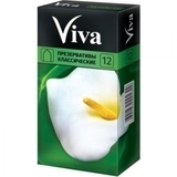 Презервативы латексные Viva Классические, 12 шт. - Pampik