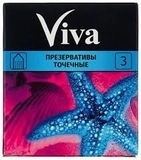 Презервативи латексні Viva Точкові, 3 шт. - Pampik - 2