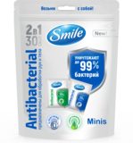 Вологі серветки Smile Antibacterial, 30 шт. - Pampik