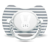 Пустушка симетрична Suavinex Hygge Затишні історії Зайчика, 6-18 міс., сірий (306605) - Pampik