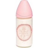 Пляшка для годування Suavinex Сенс життя, 240 мл, рожевий (303491) - Pampik