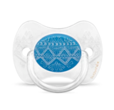 Пустушка симетрична Suavinex Couture, 0-4 міс., Синій (304211) - Pampik