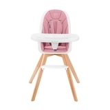 Стульчик для кормления Kinderkraft Tixi Pink KKKTIXIPNK0000, розовый (00-00158723) - Pampik - 2