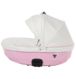 Універсальний візок 2 в 1 Junama Candy 01, білий з рожевим (J-Cy-01) - Pampik - 6