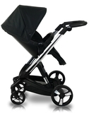 Універсальний візок 2 в 1 Ibebe i-stop 07, чорний на сріблястій рамі (ib-is-07) - Pampik - 4