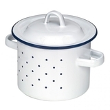 Висока іграшкова каструлька NIC Емаль, білий, 12 см (NIC530234) - Pampik