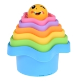Набір для гри з піском Same Toy Stacking cups, 7 предметів (618-10Ut) - Pampik