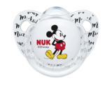 Ортодонтическая силиконовая пустышка Nuk Trendline Disney Mickey, 0-6 мес., красный и белый, 2 шт. (10175209) - Pampik - 2