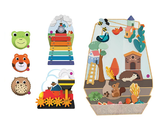 Подарок. Набор настенных игрушек Oribel Veritiplay, 6 шт. - Pampik