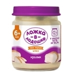 М'ясне пюре Ложка в долоньці Кролик, 100 г - Pampik