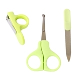 Манікюрний набір Курносики, 3 предмета, салатовий (7080 зел) - Pampik