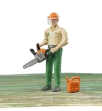 Фігурка Bruder Робітник лісу з аксесуарами (60030) - Pampik - 2