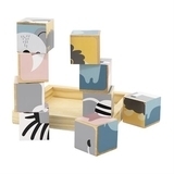 Пазл-кубики Viga Toys PolarB Звірята, 6 сторін (44024) - Pampik - 8