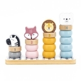 Набір для навчання Viga Toys PolarB Тварини з блоків (44022) - Pampik