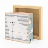 Пазл-кубики Viga Toys PolarB Звірята, 6 сторін (44024) - Pampik - 3