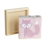 Пазл-кубики Viga Toys PolarB Звірята, 6 сторін (44024) - Pampik