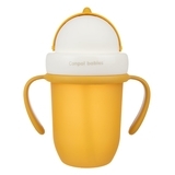 Поїльник із силіконовою трубочкою Canpol Babies Matte Pastels, 210 мл, жовтий (56/522_yel) - Pampik