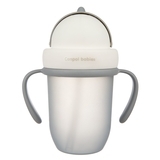 Поїльник із силіконовою трубочкою Canpol Babies Matte Pastels, 210 мл, сірий (56/522_grey) - Pampik - 3