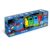 Мусоровоз Wader Magic Truck Basic, синий с зеленым (36320) - Pampik - 2