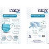 Маска одноразова тришарова Senso Med, 10 шт. - Pampik - 4