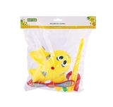 Іграшка-каталка Baby Team Літак, жовтий (8661_жовтий) - Pampik - 2