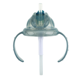 Поїльник Nuby, з трубочкою-непроливайкою, 240 мл, сірий (NV0414017grey) - Pampik - 3