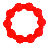 Силіконовий прорізувач Nuby з кліпсою, червоний (NV0613001red) - Pampik - 2