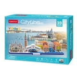 Пазл 3D CubicFun City Line Венеція, 126 ел. (MC269h) - Pampik