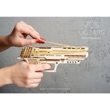 Механічний 3D пазл Ukrainian Gears Пістолет Вольф-01, 62 ел. (70047) - Pampik - 3