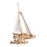 Механічний 3D-пазл Ukrainian Gears Тримаран Меріхобус, 237 ел. (70062) - Pampik - 2