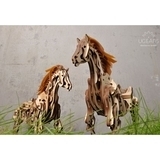 Механічний 3D-пазл Ukrainian Gears Кінь-механоидов, 410 ел. (70058) - Pampik - 6