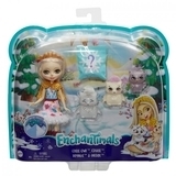 Набір ляльок Enchantimals Сім'я білої сови Одель (GJX46) - Pampik - 9