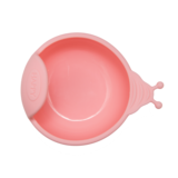 Силіконова тарілка на присоску Kinderenok Happy Meal, рожевий (201113) - Pampik - 3