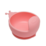 Силіконова тарілка на присоску Kinderenok Happy Meal, рожевий (201113) - Pampik - 2