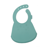 Дитячий нагрудник Kinderenok Happy Meal силіконовий, блакитний (310520) - Pampik - 2