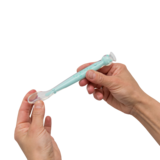 Силіконова ложка Kinderenok Happy Meal, блакитний (290520) - Pampik - 8