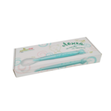 Силіконова ложка Kinderenok Happy Meal, блакитний (290520) - Pampik - 11
