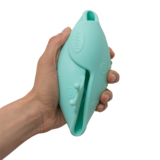 Силіконова тарілка на присоску Kinderenok Happy Meal, блакитний (221113) - Pampik - 5