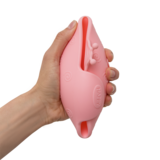 Силіконова тарілка на присоску Kinderenok Happy Meal, рожевий (201113) - Pampik - 4