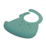 Дитячий нагрудник Kinderenok Happy Meal силіконовий, блакитний (310520) - Pampik - 3