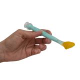 Силіконова ложка Kinderenok Happy Meal, блакитний (290520) - Pampik - 12