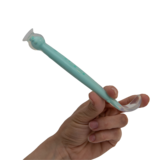 Силіконова ложка Kinderenok Happy Meal, блакитний (290520) - Pampik - 9