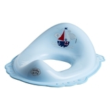 Накладка на унитаз с резинками Maltex Океан, голубой (3910520) - Pampik