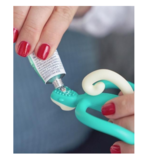 Игрушка-прорезыватель Matchstick Monkey Обезьянка, зеленый (MM-ONT-016) - Pampik - 5