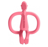 Игрушка-прорезыватель Matchstick Monkey Обезьянка, розовый (MM-ONT-018) - Pampik - 3