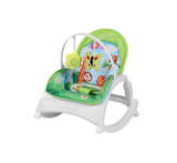 Крісло-шезлонг Lorelli (Bertoni) Alex With Table Jungle Green, салатовий (23185) - Pampik